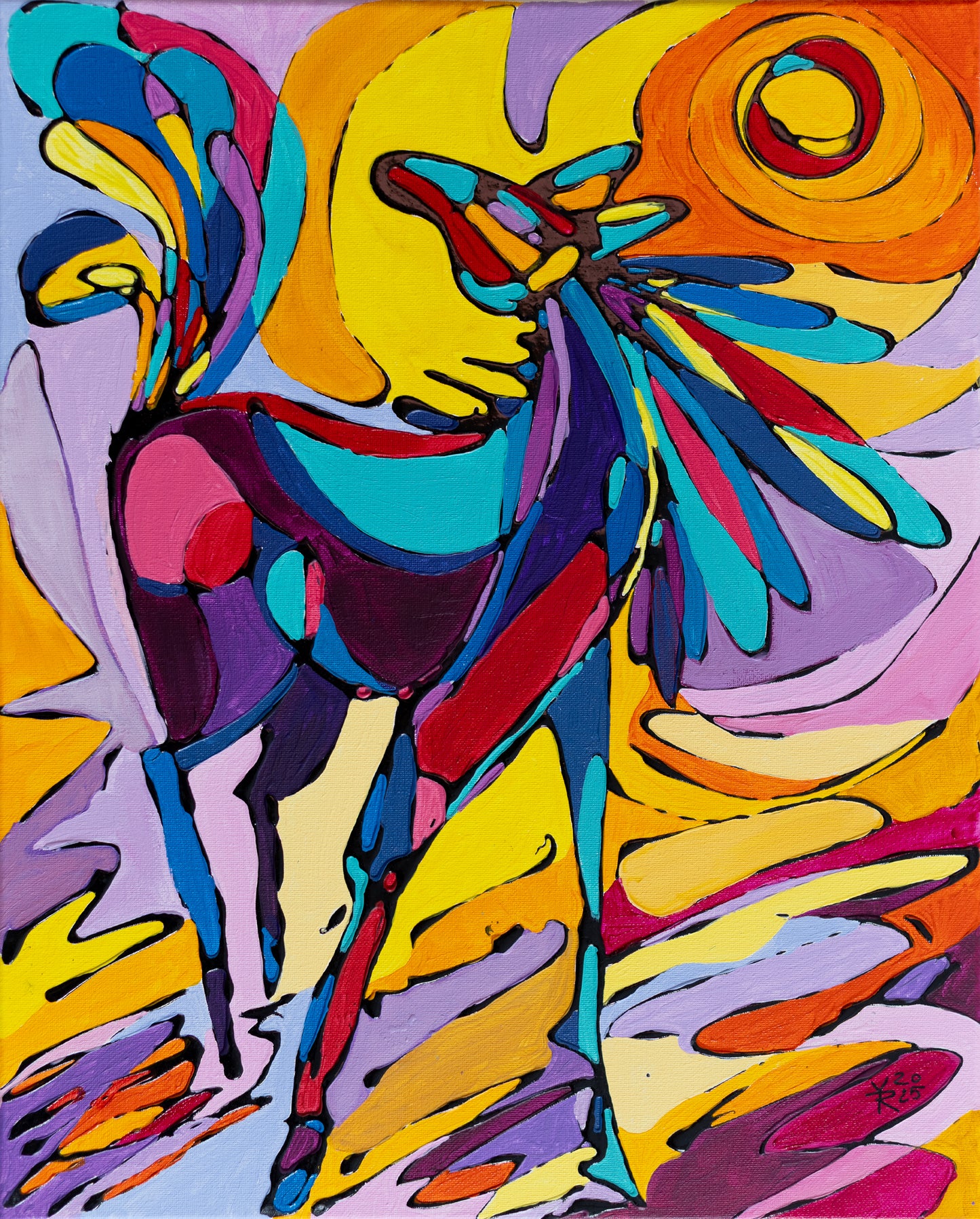 Horse Bathing In Sun