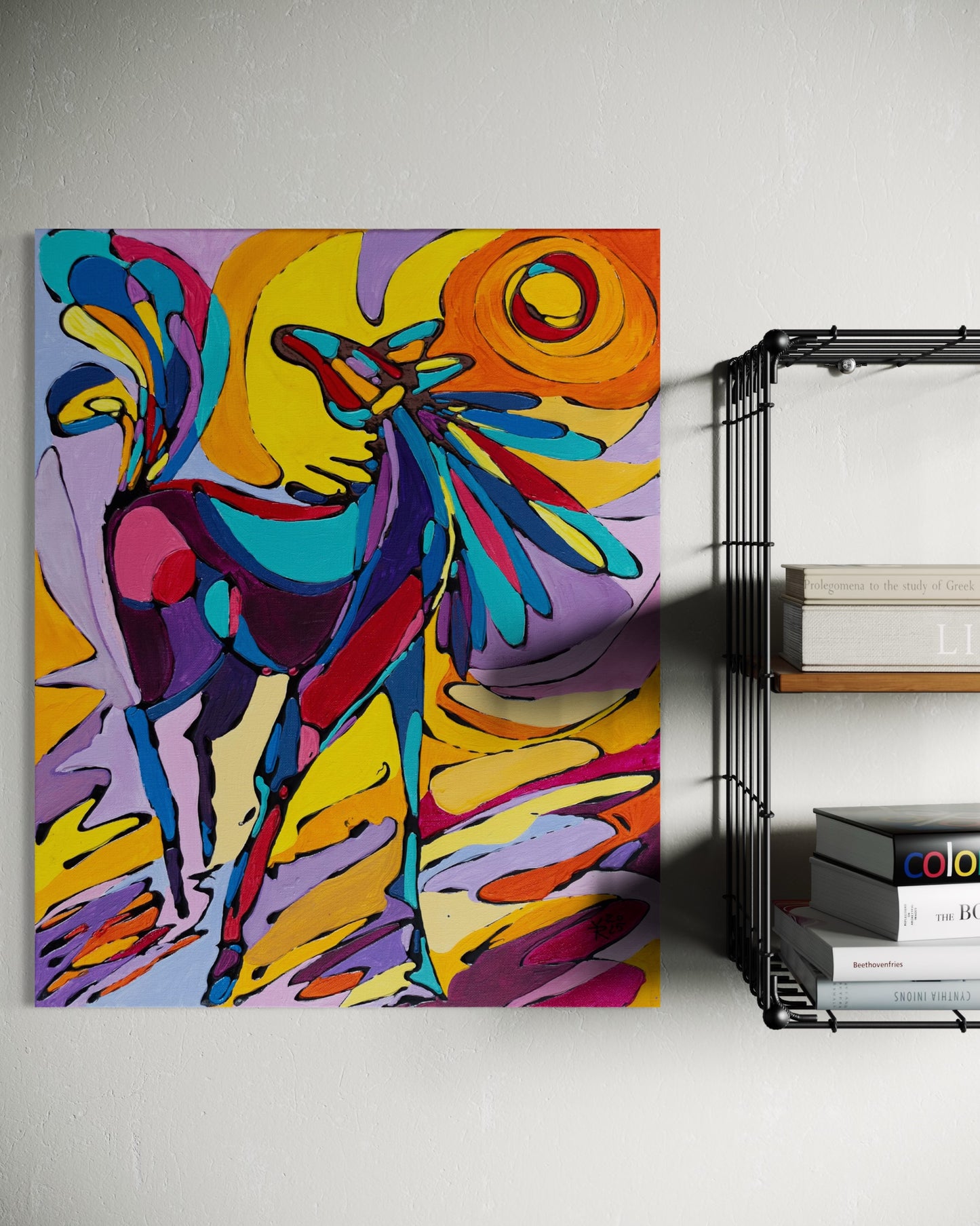 Horse Bathing In Sun